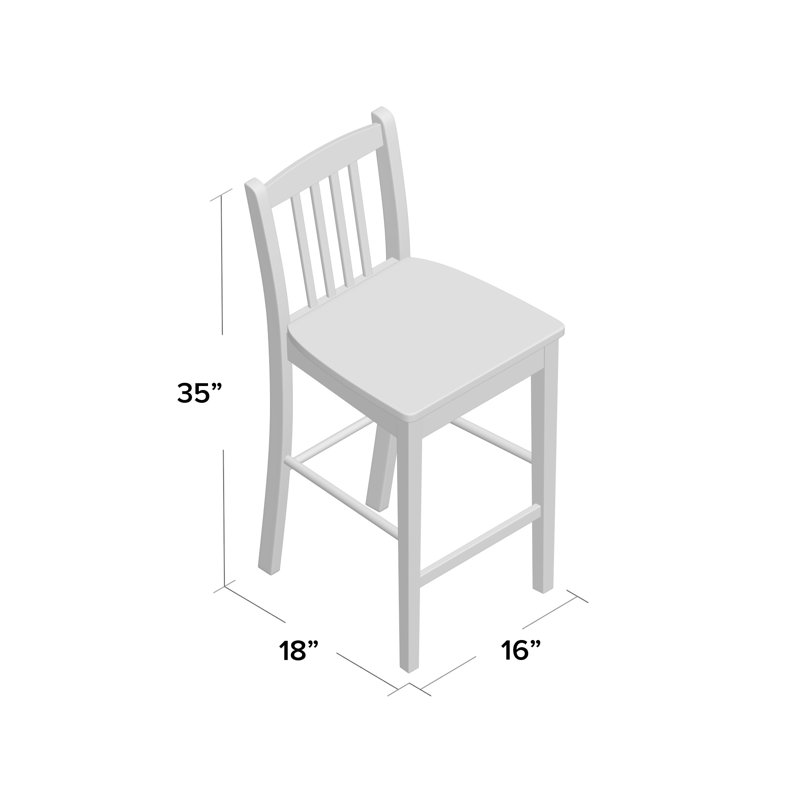 Lark Manor Covey 24'' Counter Stool & Reviews Wayfair